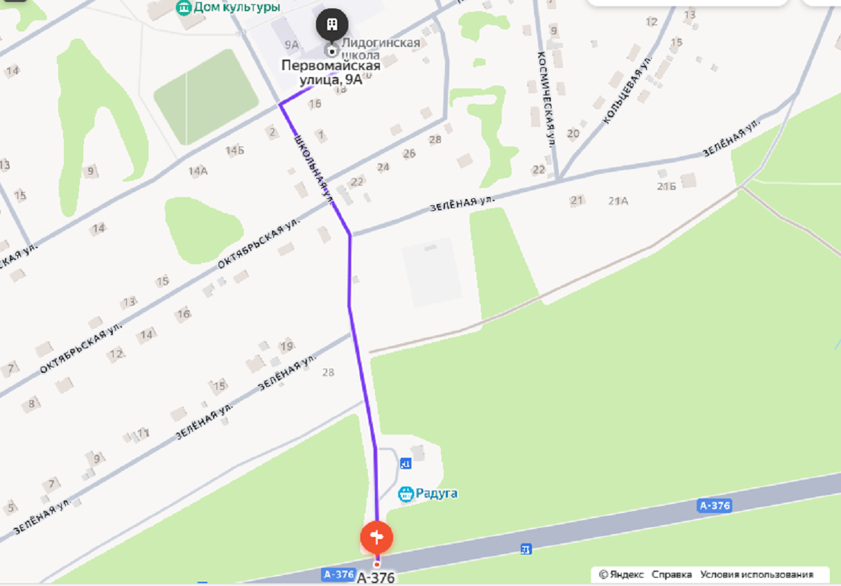 автобусами 290, 300, 301, 304, 310, 311 до остановки с. Лидога, далее пешком.